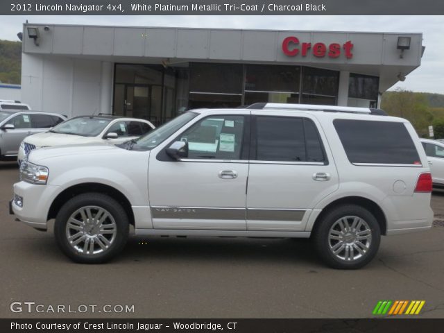 2012 Lincoln Navigator 4x4 in White Platinum Metallic Tri-Coat