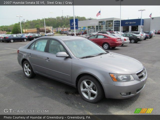 2007 Hyundai Sonata SE V6 in Steel Gray