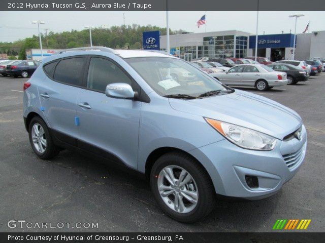 2012 Hyundai Tucson GLS in Aurora Blue