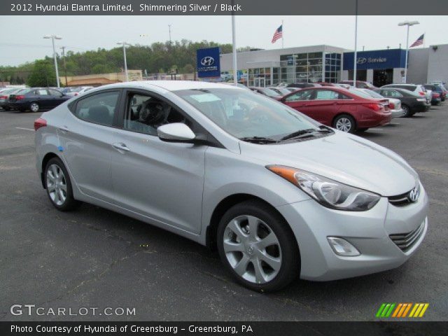2012 Hyundai Elantra Limited in Shimmering Silver