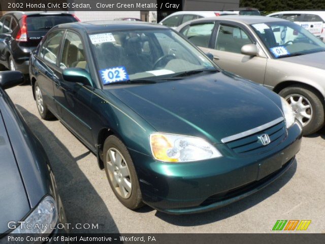 2002 Honda Civic EX Sedan in Clover Green Metallic