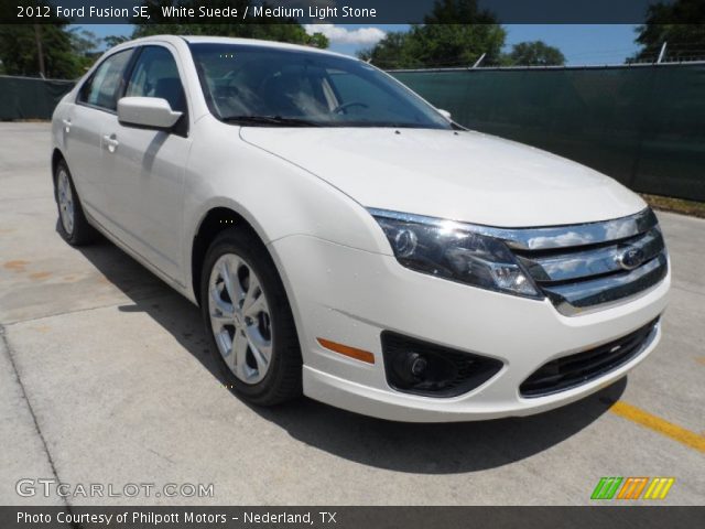 2012 Ford Fusion SE in White Suede