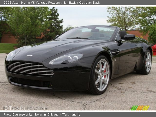 2008 Aston Martin V8 Vantage Roadster in Jet Black