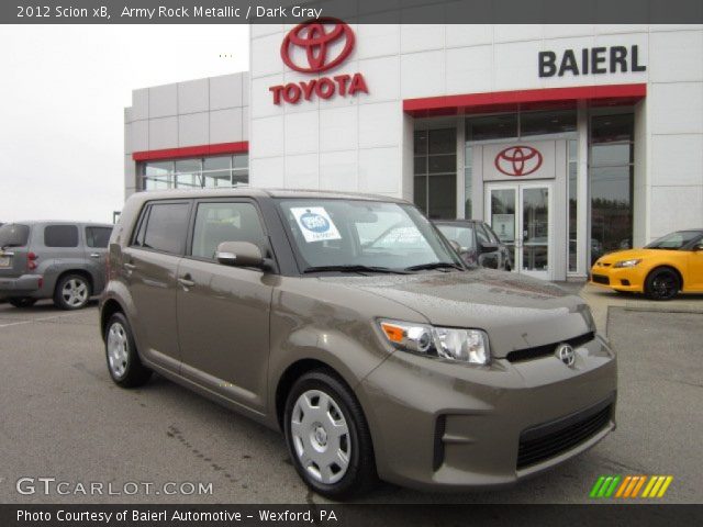 2012 Scion xB  in Army Rock Metallic