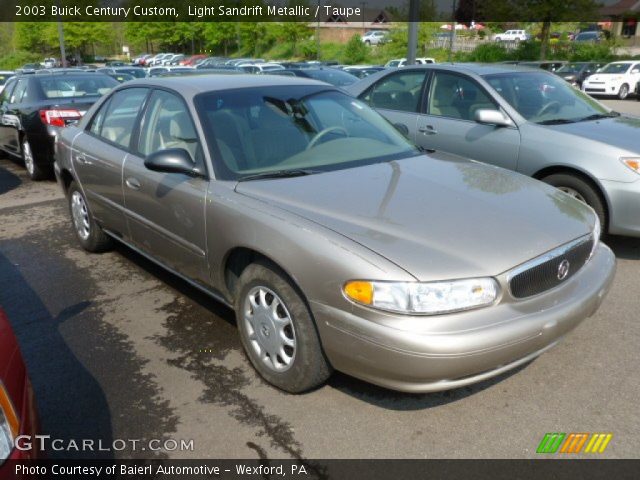 2003 Buick Century Custom in Light Sandrift Metallic