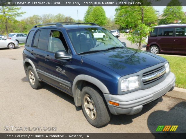 2003 Chevrolet Tracker ZR2 4WD Hard Top in Indigo Blue Metallic