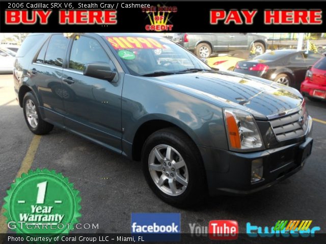 2006 Cadillac SRX V6 in Stealth Gray