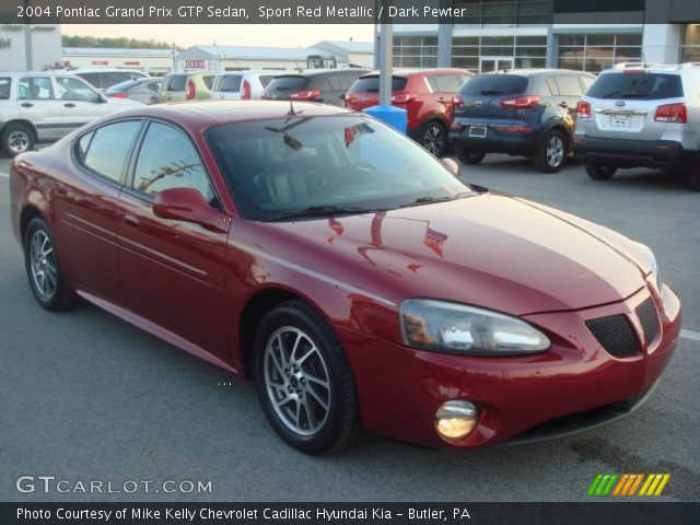 2004 Pontiac Grand Prix GTP Sedan in Sport Red Metallic