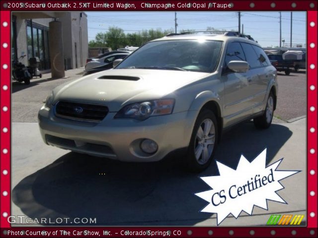 2005 Subaru Outback 2.5XT Limited Wagon in Champagne Gold Opal