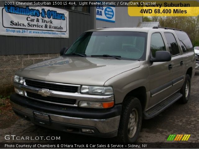 2003 Chevrolet Suburban 1500 LS 4x4 in Light Pewter Metallic