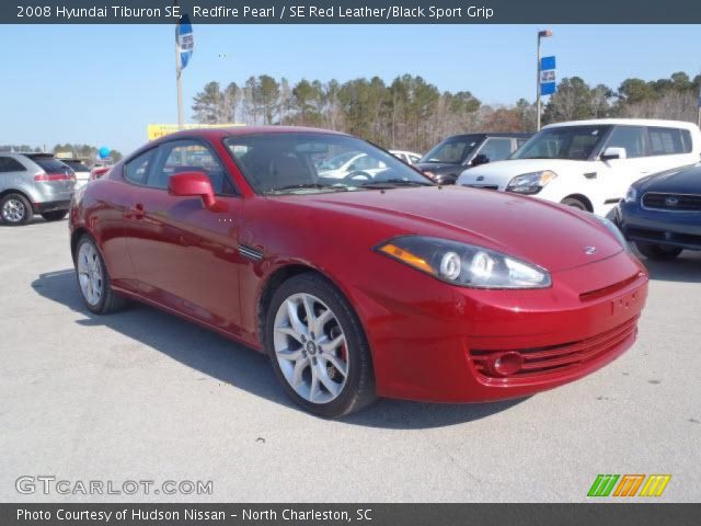 2008 Hyundai Tiburon SE in Redfire Pearl