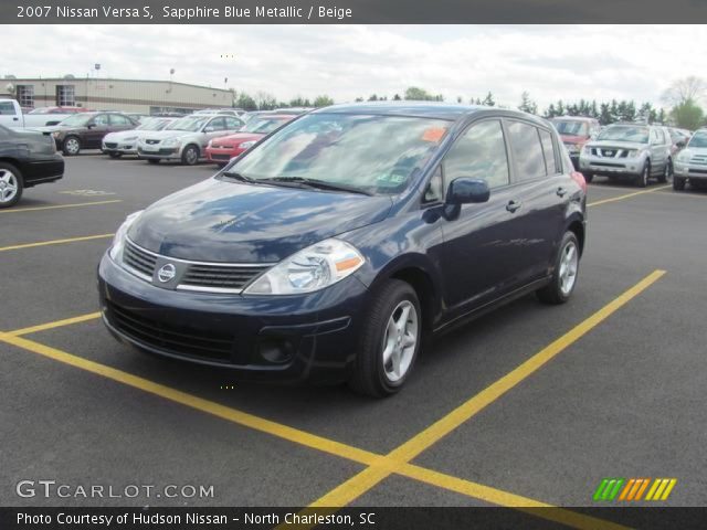 2007 Nissan Versa S in Sapphire Blue Metallic