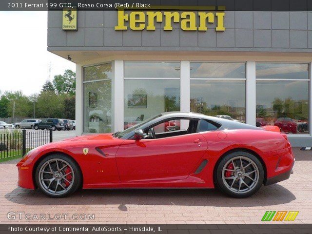 2011 Ferrari 599 GTO in Rosso Corsa (Red)