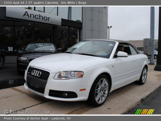 2009 Audi A4 2.0T quattro Cabriolet in Ibis White