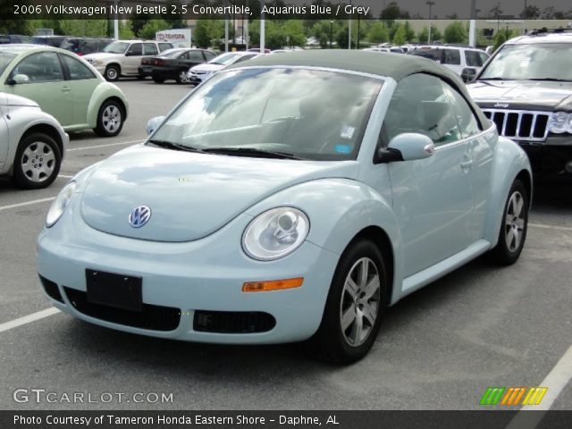 2006 Volkswagen New Beetle 2.5 Convertible in Aquarius Blue