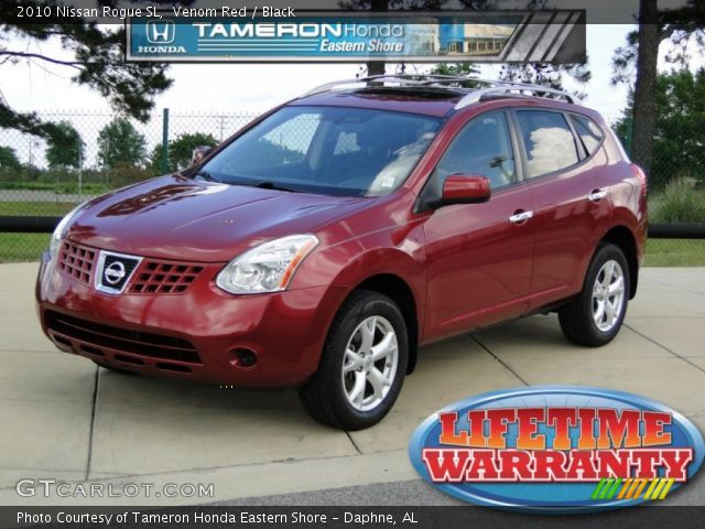 2010 Nissan Rogue SL in Venom Red