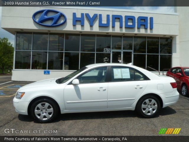 2009 Hyundai Sonata GLS in Powder White Pearl