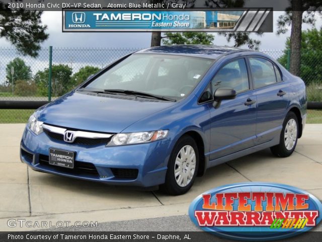 2010 Honda Civic DX-VP Sedan in Atomic Blue Metallic