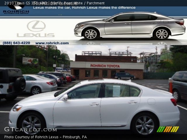 2010 Lexus GS 350 AWD in Starfire Pearl White