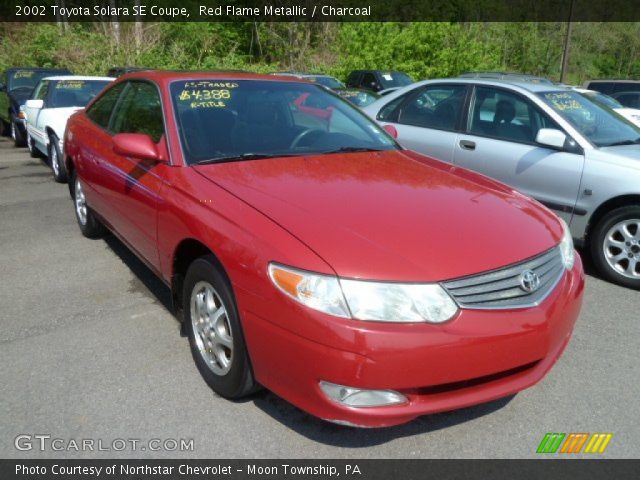2002 Toyota Solara SE Coupe in Red Flame Metallic
