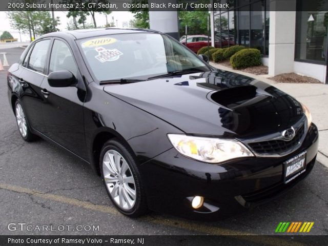 2009 Subaru Impreza 2.5 GT Sedan in Obsidian Black Pearl