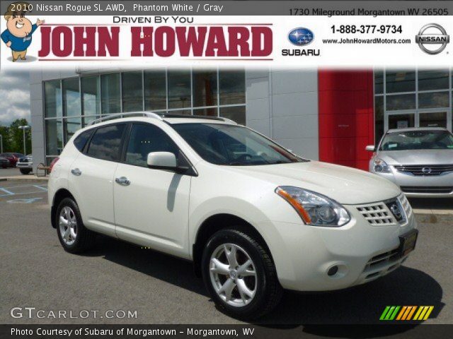 2010 Nissan Rogue SL AWD in Phantom White