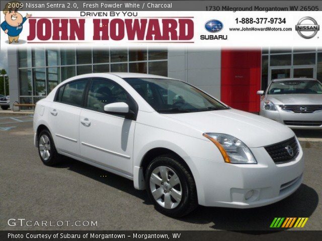 2009 Nissan Sentra 2.0 in Fresh Powder White