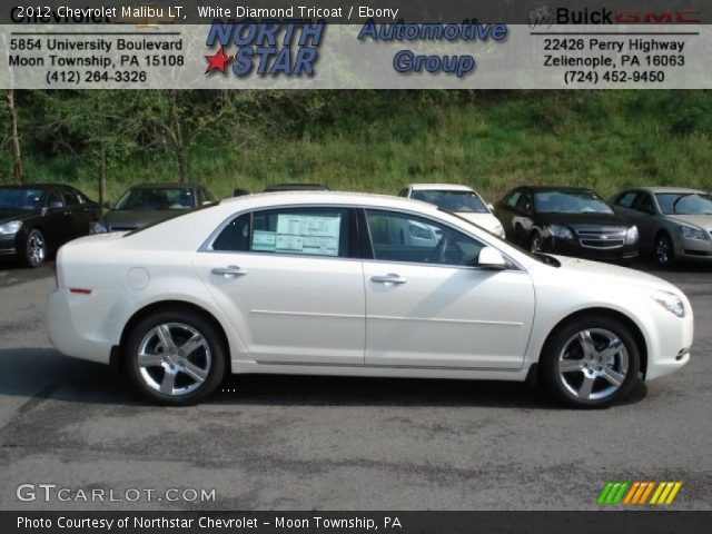 2012 Chevrolet Malibu LT in White Diamond Tricoat