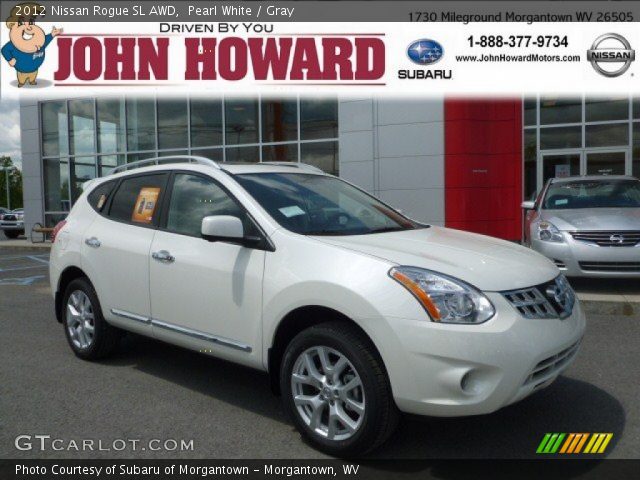 2012 Nissan Rogue SL AWD in Pearl White