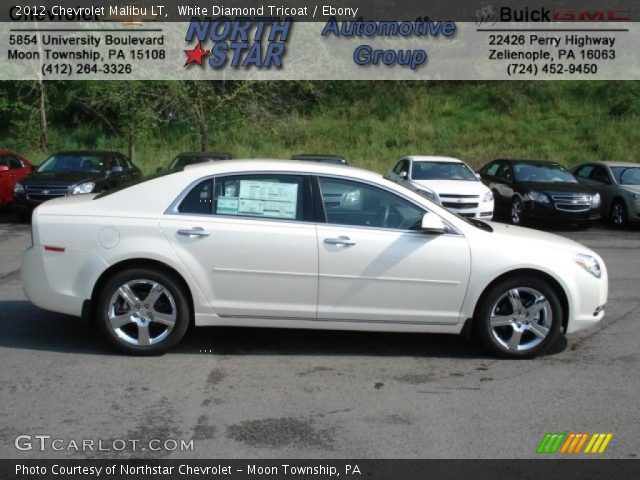 2012 Chevrolet Malibu LT in White Diamond Tricoat