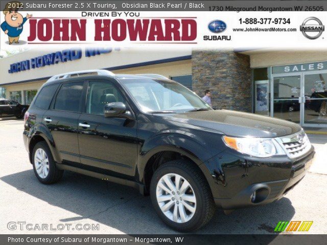 2012 Subaru Forester 2.5 X Touring in Obsidian Black Pearl