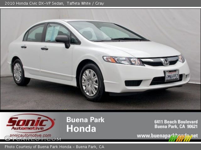 2010 Honda Civic DX-VP Sedan in Taffeta White