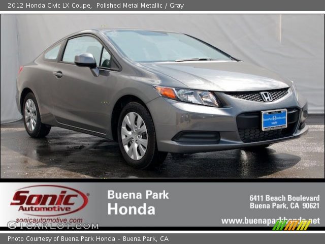 2012 Honda Civic LX Coupe in Polished Metal Metallic