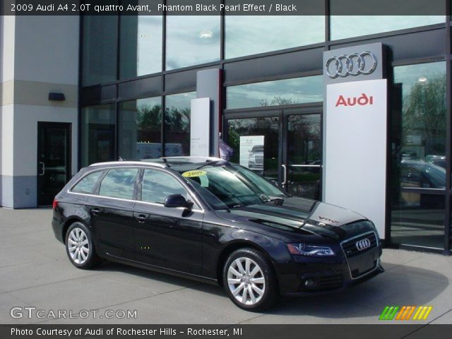2009 Audi A4 2.0T quattro Avant in Phantom Black Pearl Effect