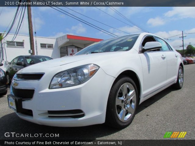 2010 Chevrolet Malibu LT Sedan in Summit White