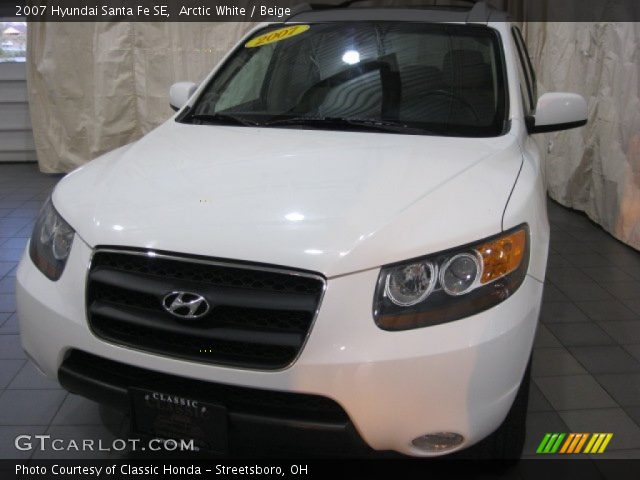 2007 Hyundai Santa Fe SE in Arctic White