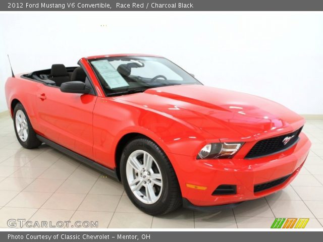 2012 Ford Mustang V6 Convertible in Race Red