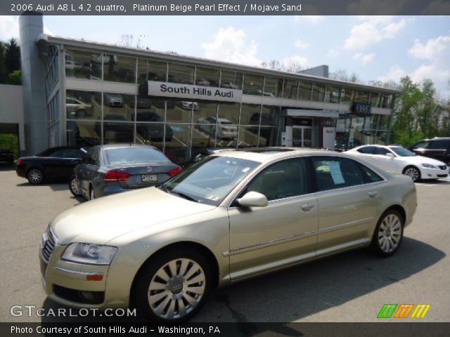 2006 Audi A8 L 4.2 quattro in Platinum Beige Pearl Effect