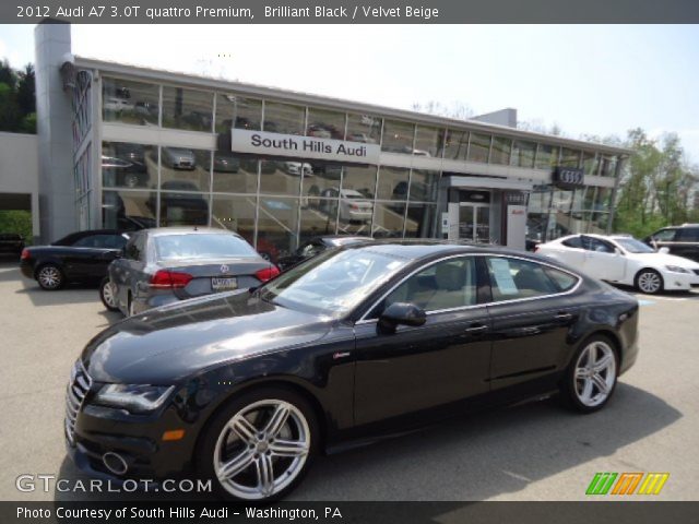 2012 Audi A7 3.0T quattro Premium in Brilliant Black