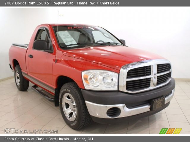 2007 Dodge Ram 1500 ST Regular Cab in Flame Red