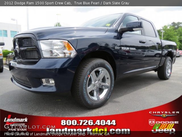 2012 Dodge Ram 1500 Sport Crew Cab in True Blue Pearl