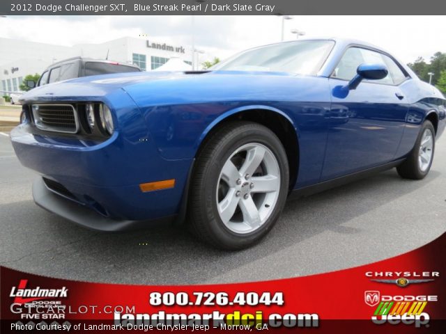 2012 Dodge Challenger SXT in Blue Streak Pearl