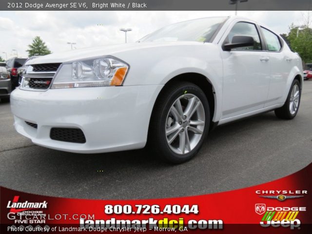 2012 Dodge Avenger SE V6 in Bright White