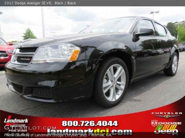 2012 Dodge Avenger SE V6 in Black
