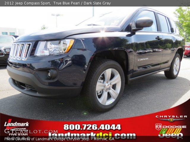 2012 Jeep Compass Sport in True Blue Pearl