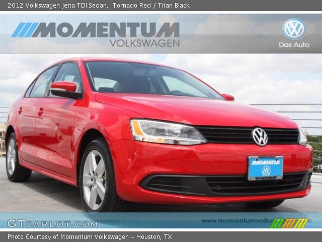 2012 Volkswagen Jetta TDI Sedan in Tornado Red