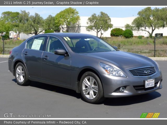 2011 Infiniti G 25 Journey Sedan in Graphite Shadow