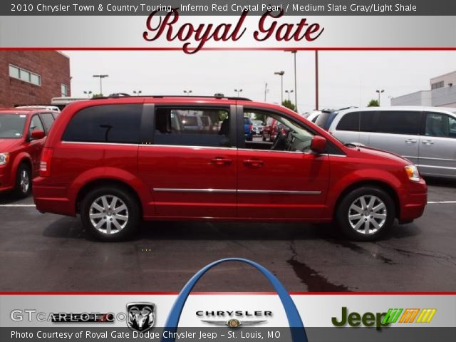 2010 Chrysler Town & Country Touring in Inferno Red Crystal Pearl