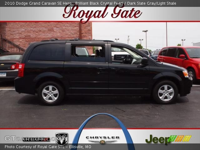 2010 Dodge Grand Caravan SE Hero in Brilliant Black Crystal Pearl