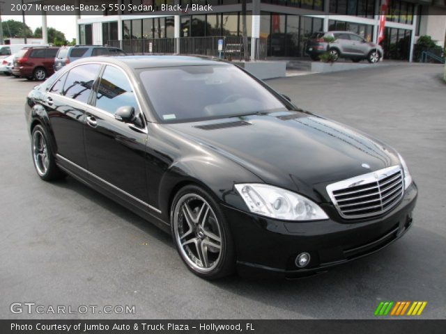 2007 Mercedes-Benz S 550 Sedan in Black